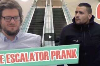 VIDÉO. Le canular d'humoristes Français dans un escalator fait le tour du monde