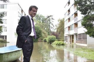 Inondations: Valls annonce une aide d'urgence de 