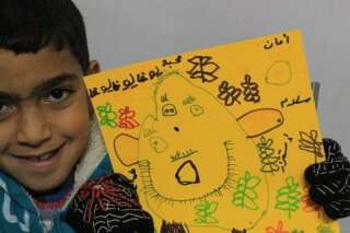 PHOTOS. Syrie : des enfants dessinent la guerre