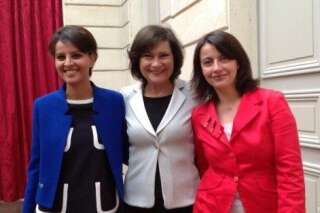 Twitter : Carlotti, Vallaud-Belkacem et Duflot posent en bleu, blanc, rouge devant Delaunay