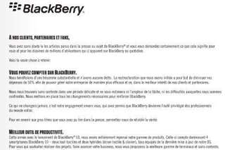 BlackBerry: grosse campagne de pub pour rassurer les clients
