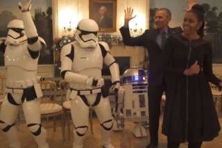 VIDÉO. Barack et Michelle Obama dansent avec des Stormtroopers pour célébrer le Star Wars Day
