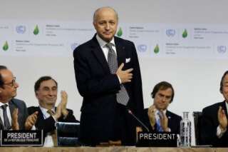 COP21 : Laurent Fabius annonce un projet d'accord visant à limiter la hausse de température à 1,5 degré