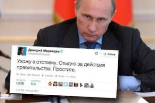 Piratage: Le compte Twitter de Medvedev annonce sa démission et critique Poutine