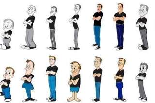 DESSINS. Kevin McShane se dessine en 100 avatars de ses héros préférés : les Simpsons, Dragon ball Z, Bob l'éponge et les autres