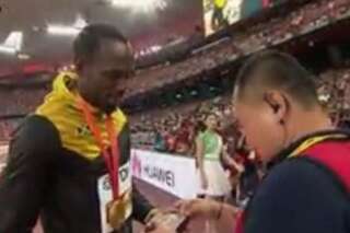 VIDÉOS. Usain Bolt renversé: le caméraman fautif s'excuse et lui offre un cadeau