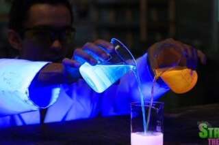 Ces substances réagissent aux ultraviolets pour un résultat hypnotisant