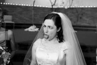 PHOTOS. La grimace de cette mariée a bien fait rire les internautes