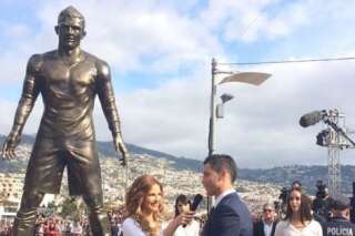 PHOTOS. Cristiano Ronaldo inaugure une statue à son effigie sur son île natale