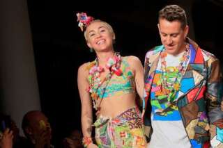 Jeremy Scott et Miley Cyrus le duo flashy de la Fashion week de New York