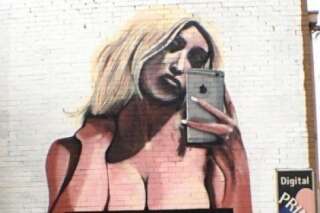 Le selfie dénudé de Kim Kardashian a inspiré ce street artiste