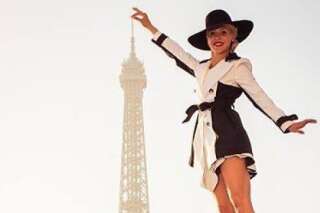 PHOTOS. En posant devant la tour Eiffel, ce couple d'acrobates a bien fait rire les internautes