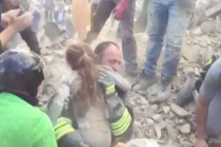 Une fillette de dix ans sauvée des décombres après le séisme en Italie