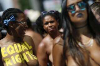 PHOTOS. Topless Day: Des manifestations seins nus partout dans le monde pour l'égalité face au topless