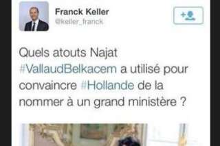 Tweet sexiste contre Najat Vallaud-Belkacem: un élu UMP évoque un message 