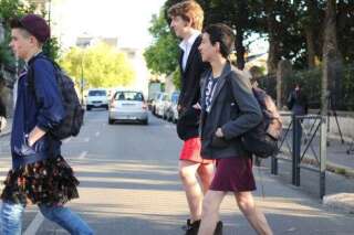 Journée de la jupe: le lycée Clemenceau de Nantes tagué, des dizaines de garçons déguisés