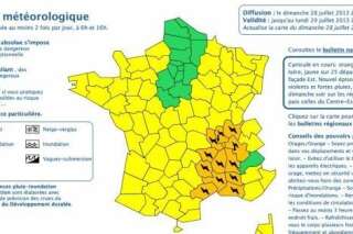 Orages violents : 14 départements en vigilance orange