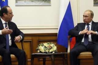 François Hollande rencontre Vladimir Poutine à Moscou pour échanger sur la crise ukrainienne