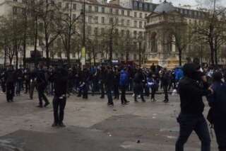 PHOTOS. Paris: incidents entre supporteurs de Bastia et gendarmes mobiles avant la finale de la Coupe de la Ligue