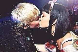 VIDEO. Katy Perry explique pourquoi elle a refusé d'embrasser Miley Cyrus à son concert