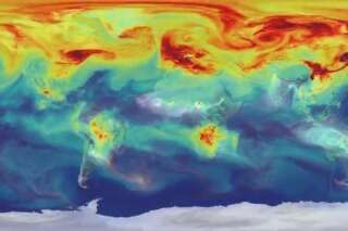 VIDÉO. Pollution : L'hypnotisant (mais terrible) parcours des émissions de CO2 dans l'atmosphère