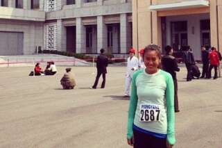 PHOTOS. Corée du Nord: elle participe au Marathon de Pyongyang et publie les photos sur Instagram