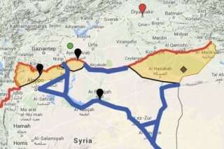 État islamique: la situation actuelle à la frontière turco-syrienne expliquée par une carte interactive