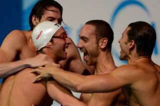 Relais 4x100 m 4 nages messieurs: la France championne du monde‎