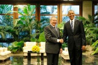 PHOTOS. Barack Obama rencontre Raul Castro au palais de la Révolution de La Havane