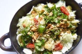 Vite fait, bien fait: Salade de chou chinois au sésame et à la coriandre