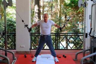 PHOTOS. Vladimir Poutine prend la pose en pleine séance de musculation
