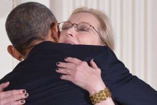 Barack Obama fait une déclaration d'amour à Meryl Streep lors d'une cérémonie