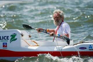 Il traverse l'Atlantique en kayak et veut arriver à Lisbonne pour ses 70 ans