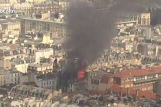 VIDÉO. Les images impressionnantes d'une explosion due au gaz en plein coeur de Paris