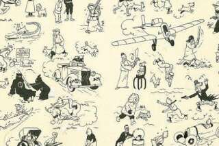 Une planche de collection de Tintin vendue 2,5 millions d'euros, record mondial pour une oeuvre de BD