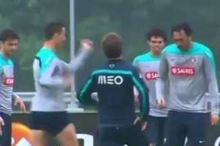 VIDÉO. La danse de Cristiano Ronaldo lors de l'entraînement du Portugal