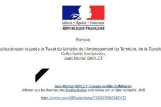 Jean-Michel Baylet invente le communiqué de presse pour annoncer un tweet