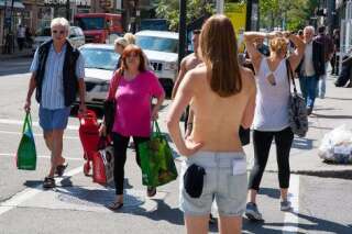 PHOTOS. Je me suis promenée seins nus dans la rue à Montréal et il n'y a pas eu d'apocalypse