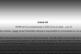 Article 49.3 pour la loi Macron? Un article de la Constitution très utile et très critiqué, même au PS