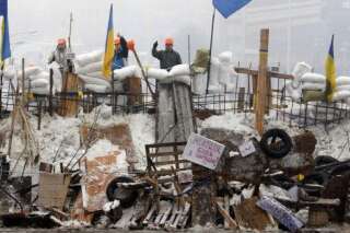 PHOTOS. Ukraine : sur les impressionnantes barricades des manifestants pro-Europe à Kiev