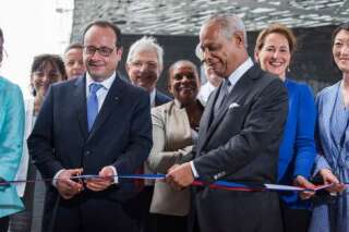 PHOTOS. François Hollande inaugure le Mémorial ACTe sur l'escalavage en Guadeloupe