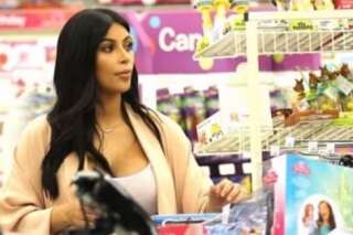 Kim Kardashian en pleine séance de shopping pour sa fille North