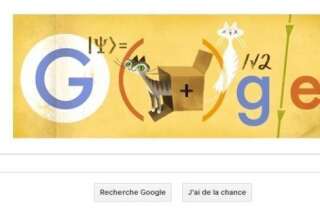 Google doodle: le chat de Schrödinger met la physique quantique à l'honneur