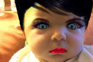PHOTOS. Ce bébé de 7 semaines a été maquillé par sa mère grâce à l'application Perfect 365