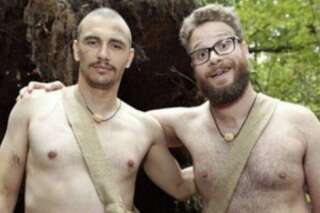 PHOTOS. James Franco nu dans la forêt avec son acolyte Seth Rogen