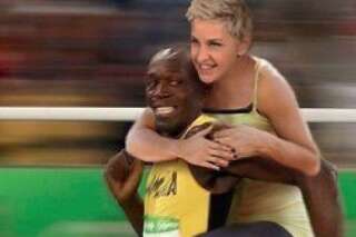 Olympiades de Rio: Ce photomontage d'Ellen DeGeneres sur Usain Bolt a déclenché la polémique