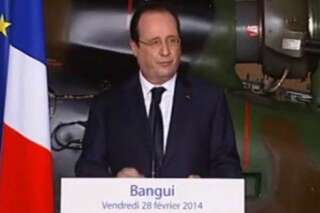 Centrafrique : Hollande à Bangui pour soutenir les soldats français
