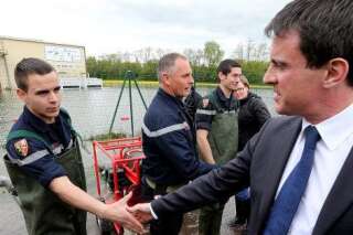 Inondations dans l'Aube: Manuel Valls classe les zones en crue en état de catastrophe naturelle