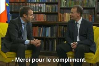 VIDÉO. Emmanuel Macron apprécie être comparé à Tony Blair