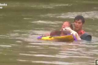 Ces héros sauvent de justesse une femme des inondations en Lousiane
